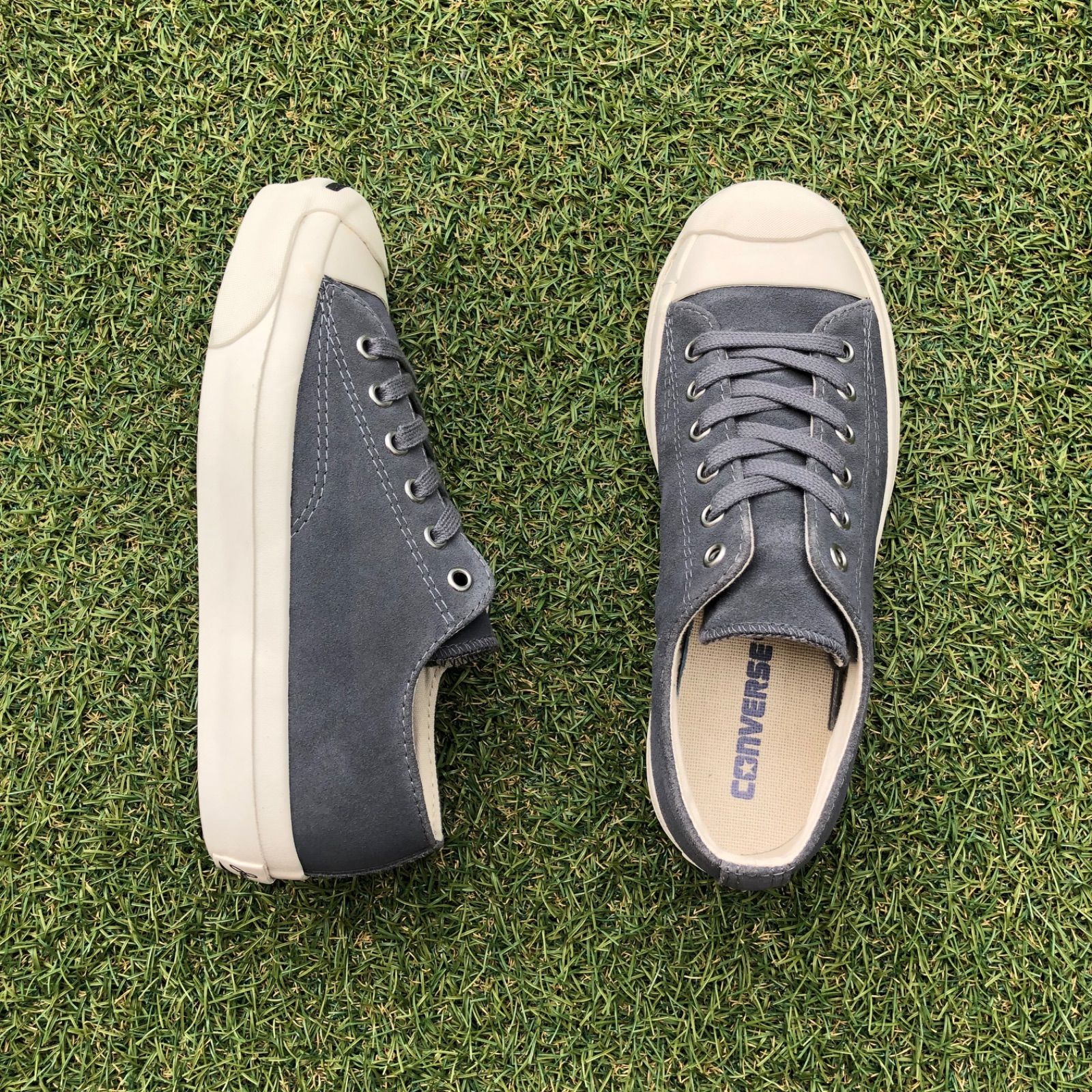 美品23converseコンバース ジャックパーセル レトロ スエード