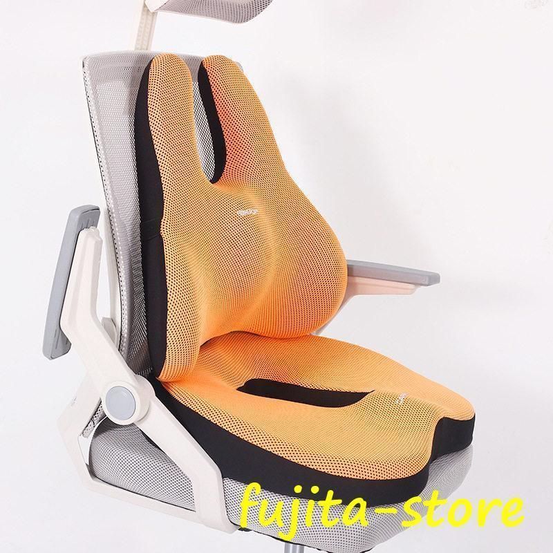 ランバーサポート クッション 背もたれ デスクワーク 姿勢矯正 腰楽クッション 長時間 健康クッション 車 椅子 テレワーク オフィス 運転 MARWIL-DEMENAGEMENTS_CH