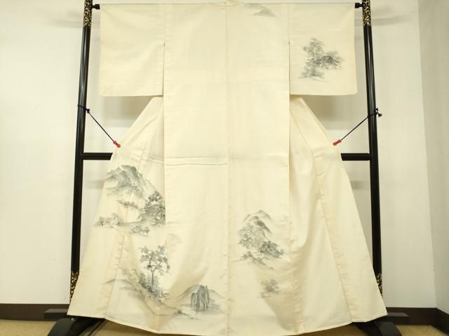 平和屋着物○訪問着 霞文 正絹 逸品 AAAV7478zg