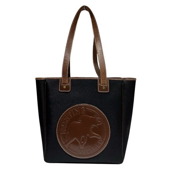 ハンティングワールド サファリトゥデイ ブラック×ブラウン バッグ