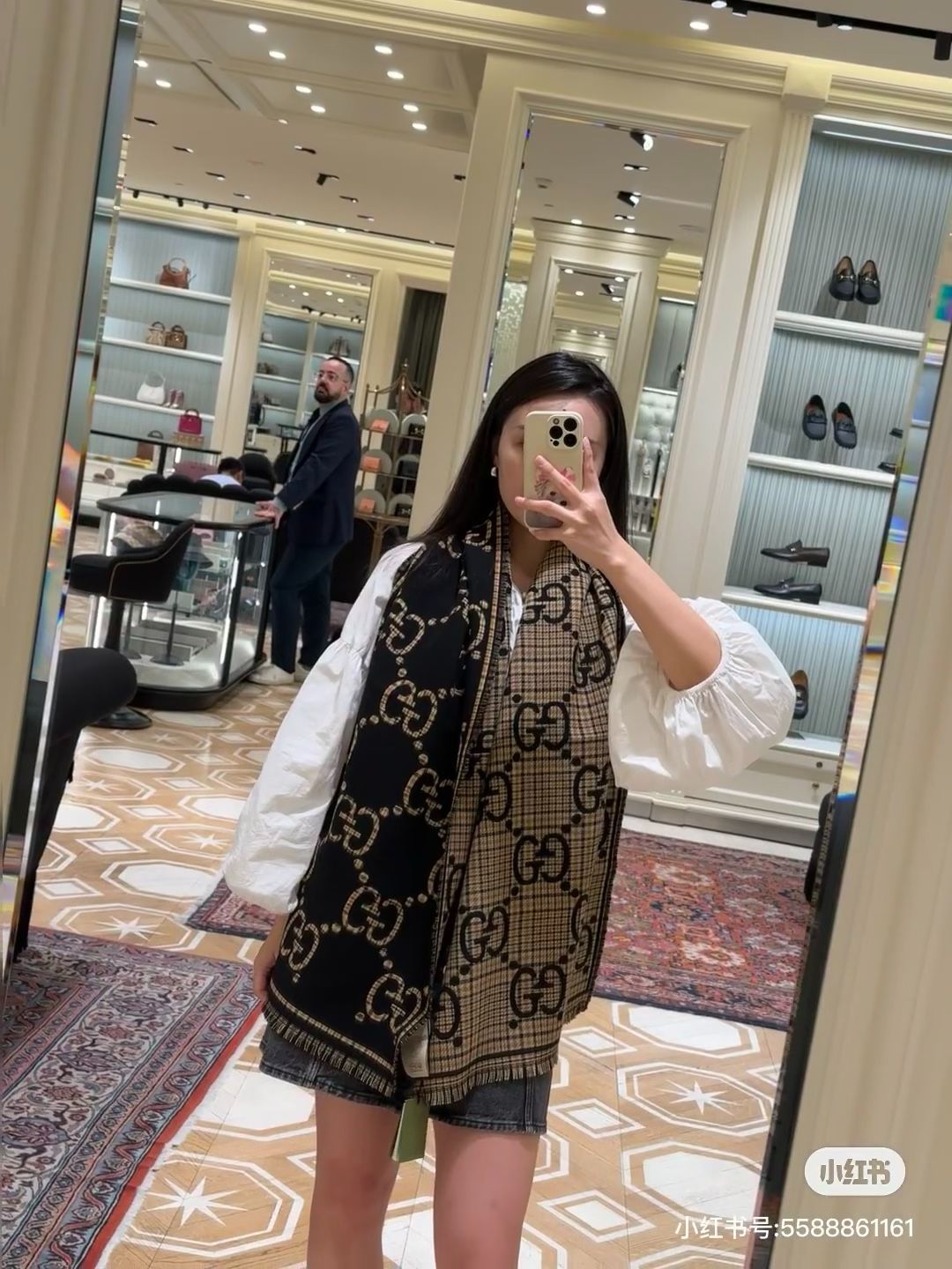 Gucci｜手に入らないチェック柄マフラー！！入荷しました
