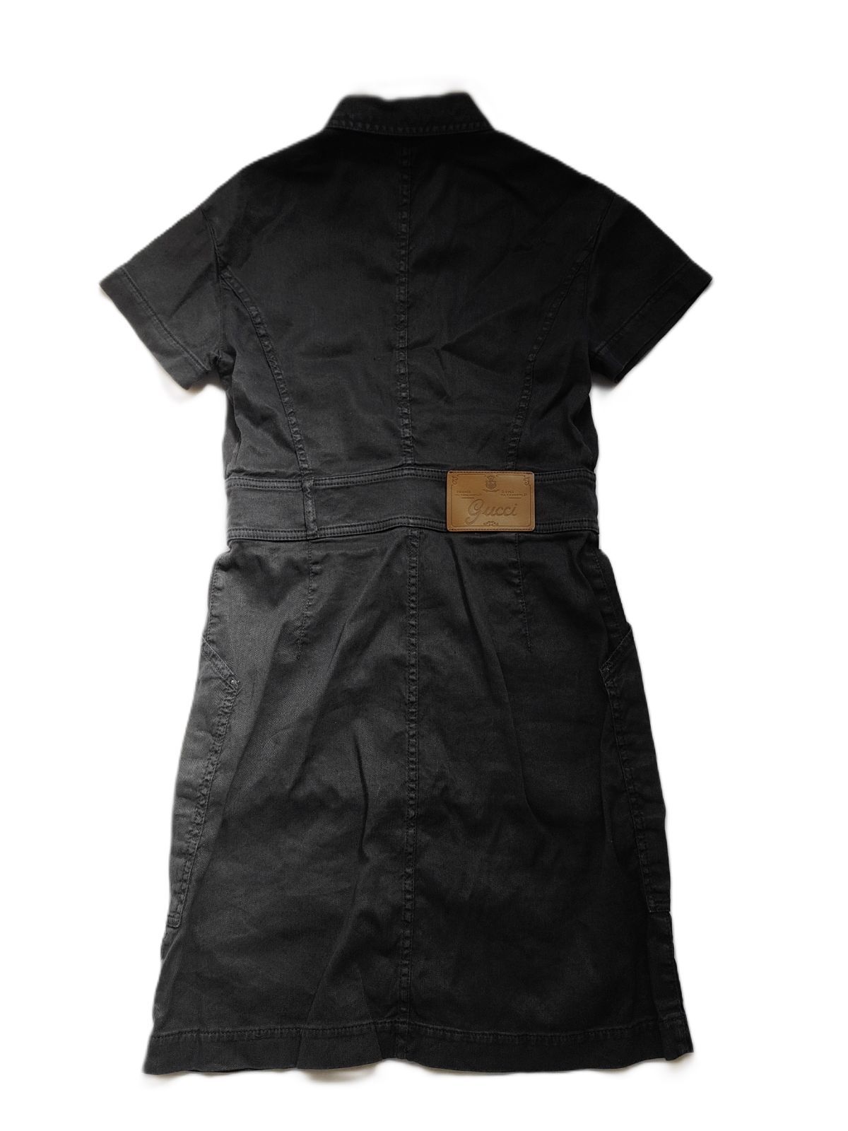 ●GUCCI　グッチデニム地半袖ワンピース/mo-A-215-6160-5.4 ○GUCCI グッチデニム地半袖ワンピース/mo-A-215-6160-5.4
