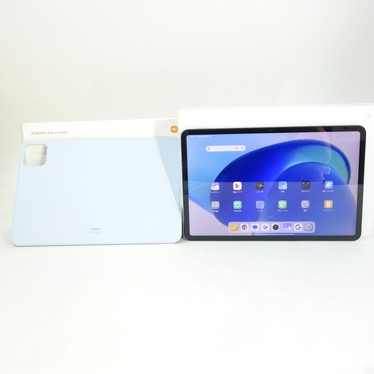 Xiaomi Pad 6 ミストブルー + Xiaomi純正カバー