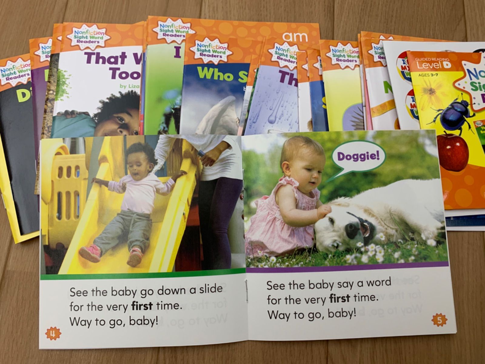 Nonfiction Sight Word Readers 絵本100冊 CD付 箱付 全冊音源