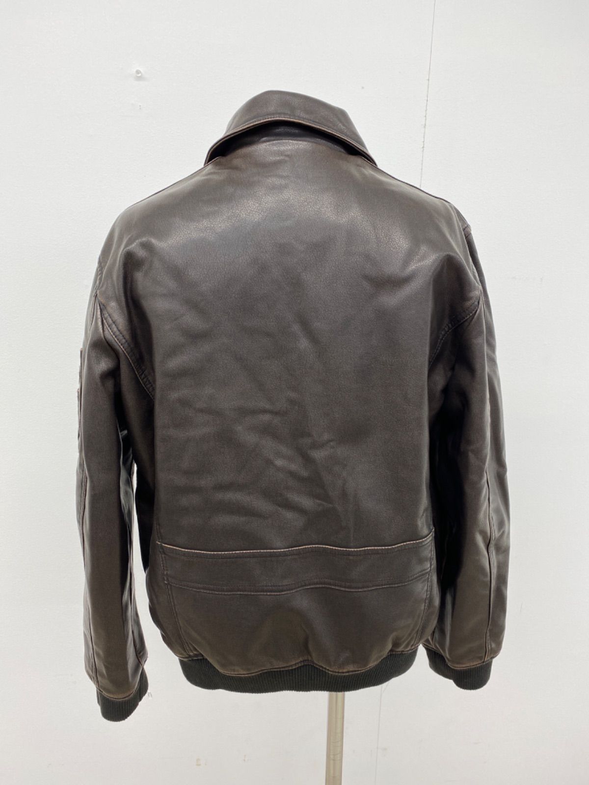 Levi's ジャケット　フェイクレザー　重ね着風　パーカー　裏フリース　LO8 N HS24012504 Levi's メンズ フェイクレザージャケット - メルカリ