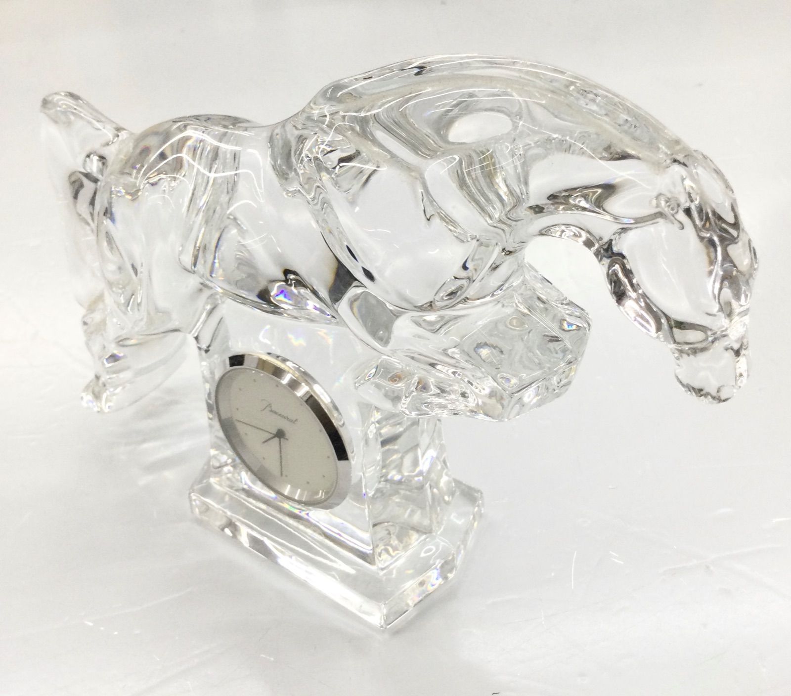 バカラ 置時計 ホース バカラ 置時計 ホース