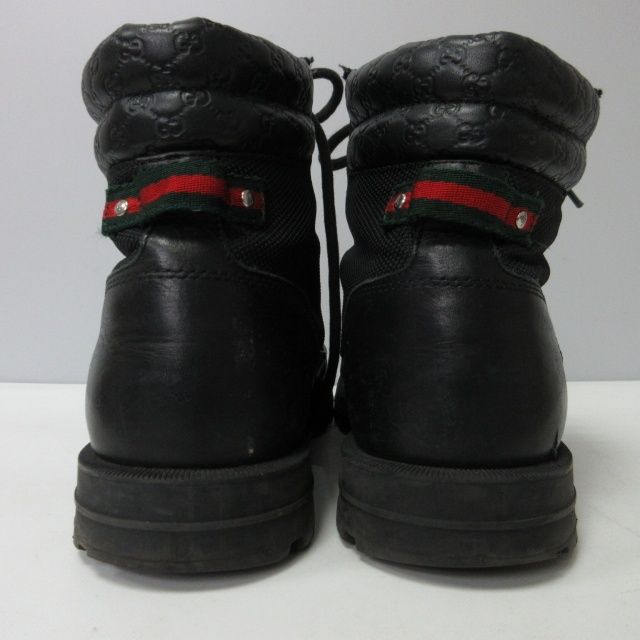 グッチ GUCCI シェリーライン ブーツ コンバットブーツ レザー