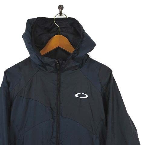 Oakley フード付きナイロンジャケット ブラック オークリー