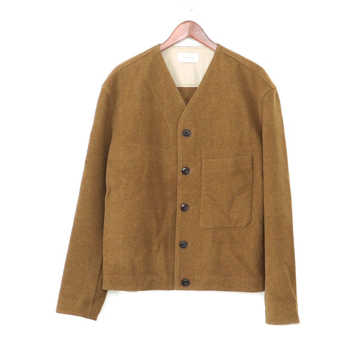 LEMAIRE/ルメール ウール Vネックジャケット 48 LEMAIRE/ルメール ウール Vネックジャケット 48 ルメール LEMAIRE V