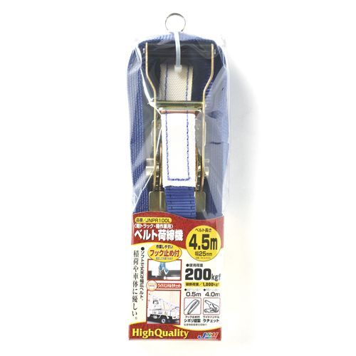 BFJ1031393 ベルト荷締機 JSH JNPR100L 荷物の固定が誰にでも簡単に出来るラチェット式荷締機です。荷物の固定。 BFJ1031393