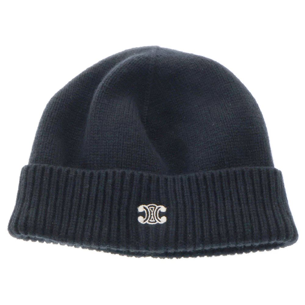 CELINE (セリーヌ) Triomphe Wool Beanie 2AD6H048T トリオンフ CELINE (セリーヌ) Triomphe Wool Beanie 2AD6H048T トリオンフ