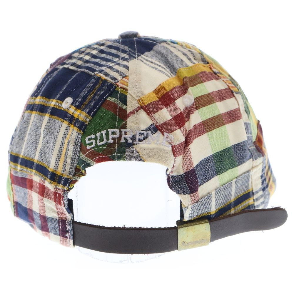 SUPREME シュプリーム キャップ パッチワーク 19SS SUPREME (シュプリーム) 19SS Patchwork Madras S Logo 6-Panel