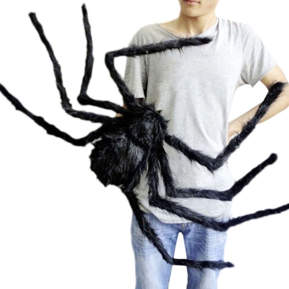 ぬいぐるみ 玩具 蜘蛛 クモ 81cm スパイダー 特大 おもしろ ドッキリ飾り