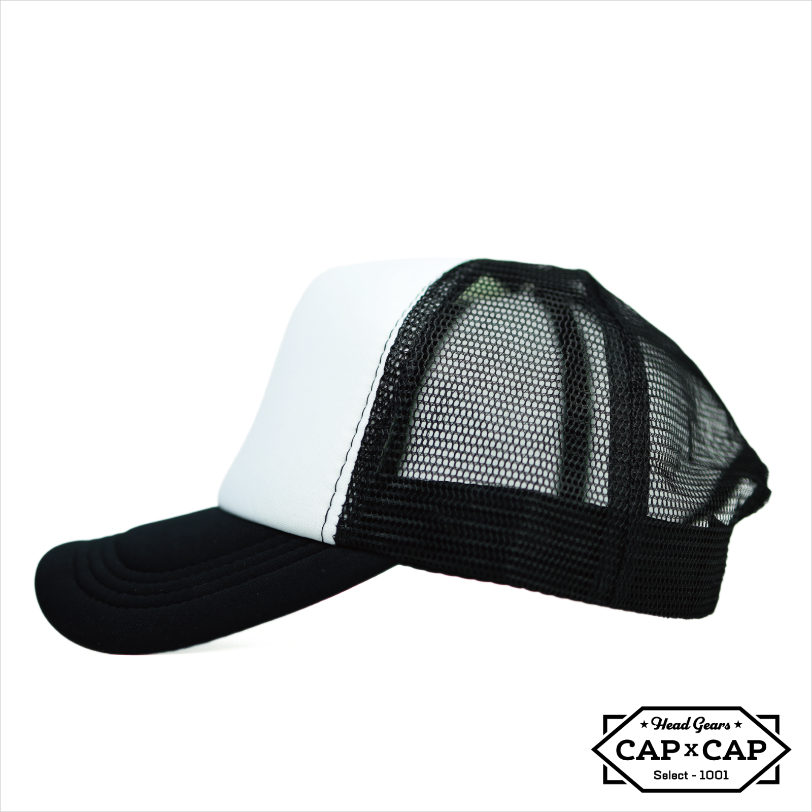 CAP×CAP　メッシュ　トラッカー　キャップ　無地