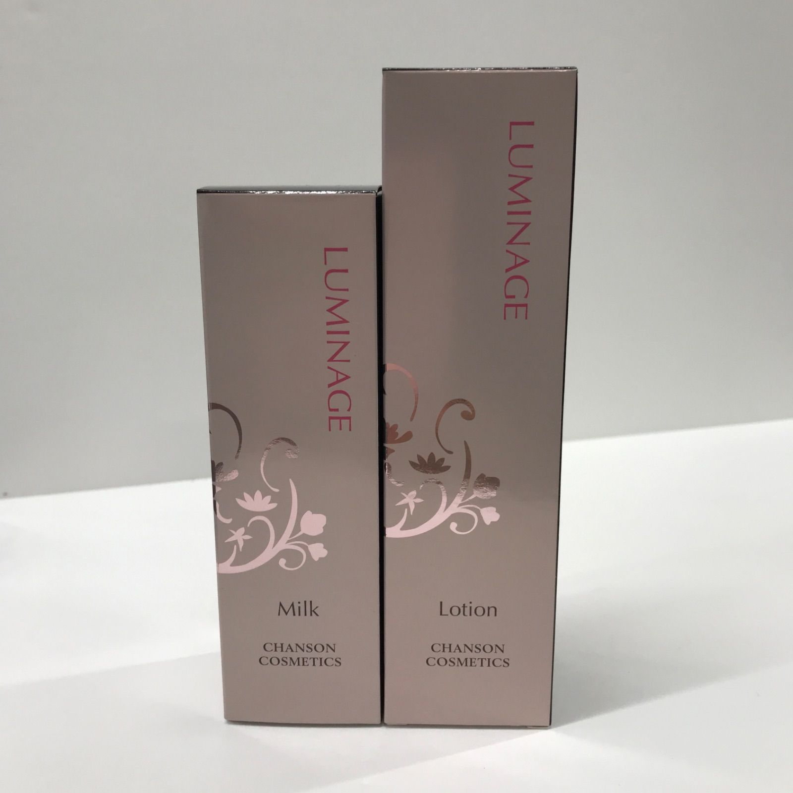 シャンソン化粧品 ルミネージュ ローションM ミルクM 2点セット 【公式