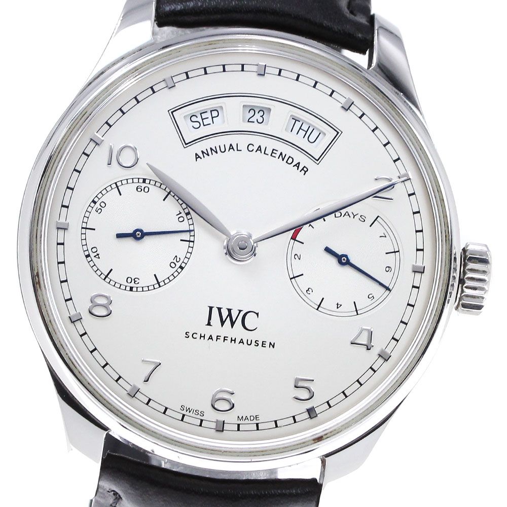 IWC IWC SCHAFFHAUSEN IW503501 ポルトギーゼ・アニュアル・カレンダー 自動巻き メンズ保証書付き_836004