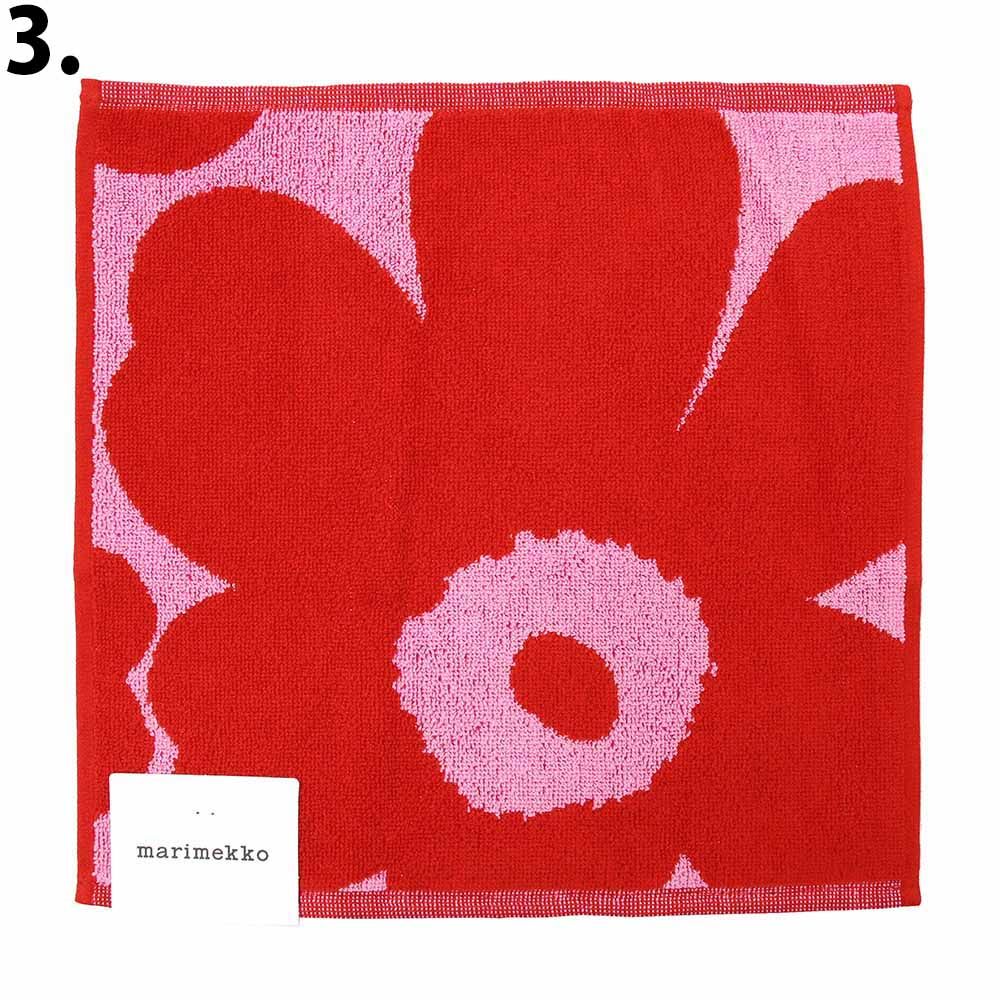 マリメッコ ミニタオル コットン marimekko Mini Towel Cotton Unikko/Rasymatto 30cm