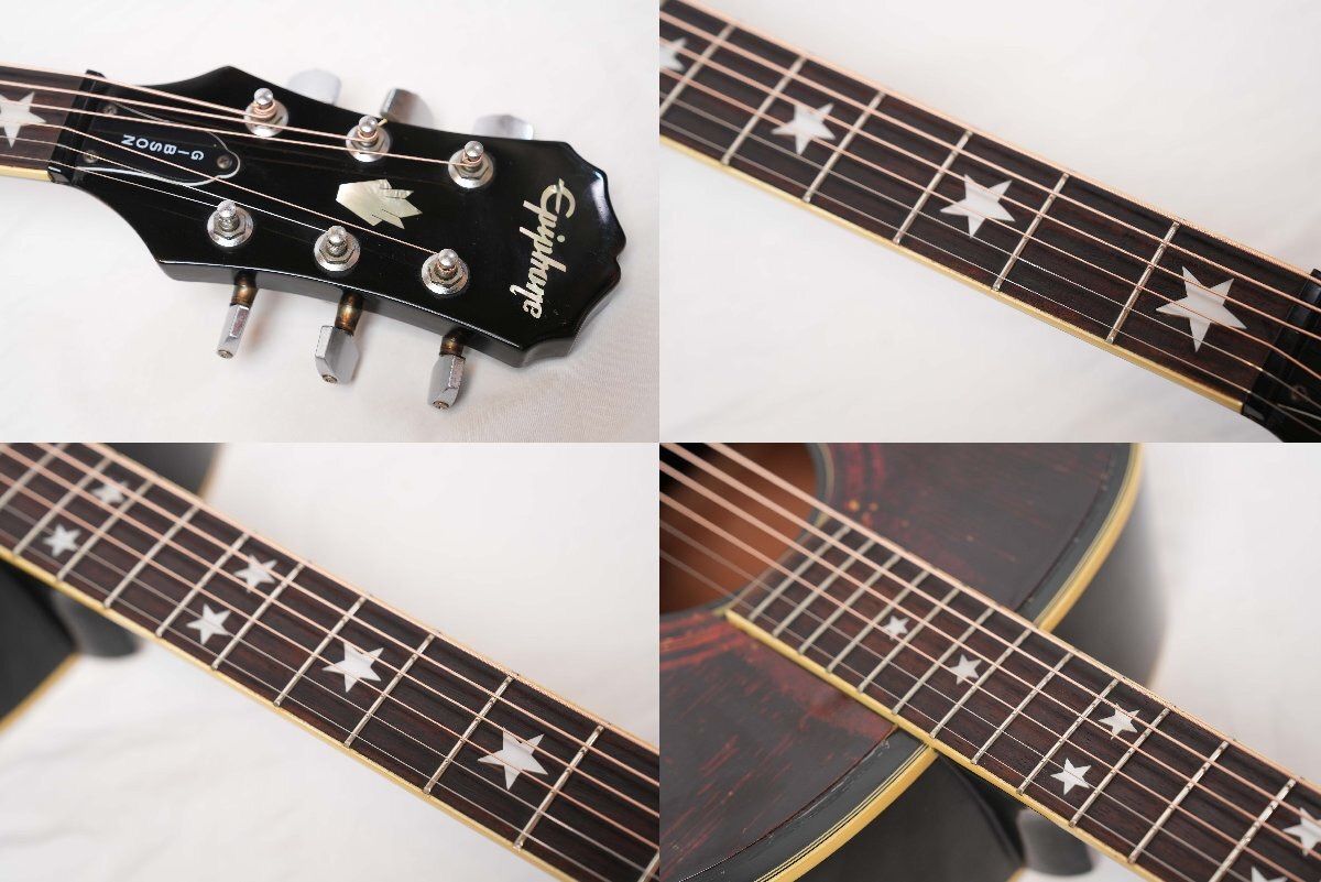 ☆Epiphone☆SQ-180 BLK エヴァリー・ブラザーズ 髭ギター HC付