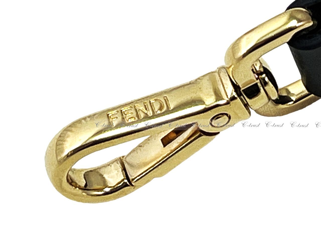 FENDI フェンディ ショルダー ストラップ ユー レザー ロゴ イタリア製