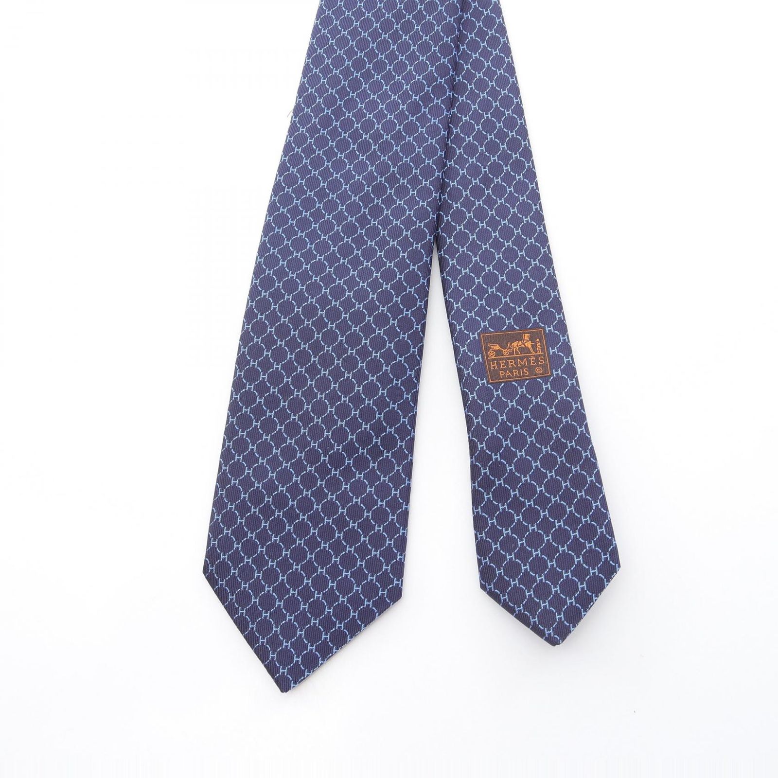 未使用 ネクタイ シルク100% HERMES エルメス ハイブランド ファソネ