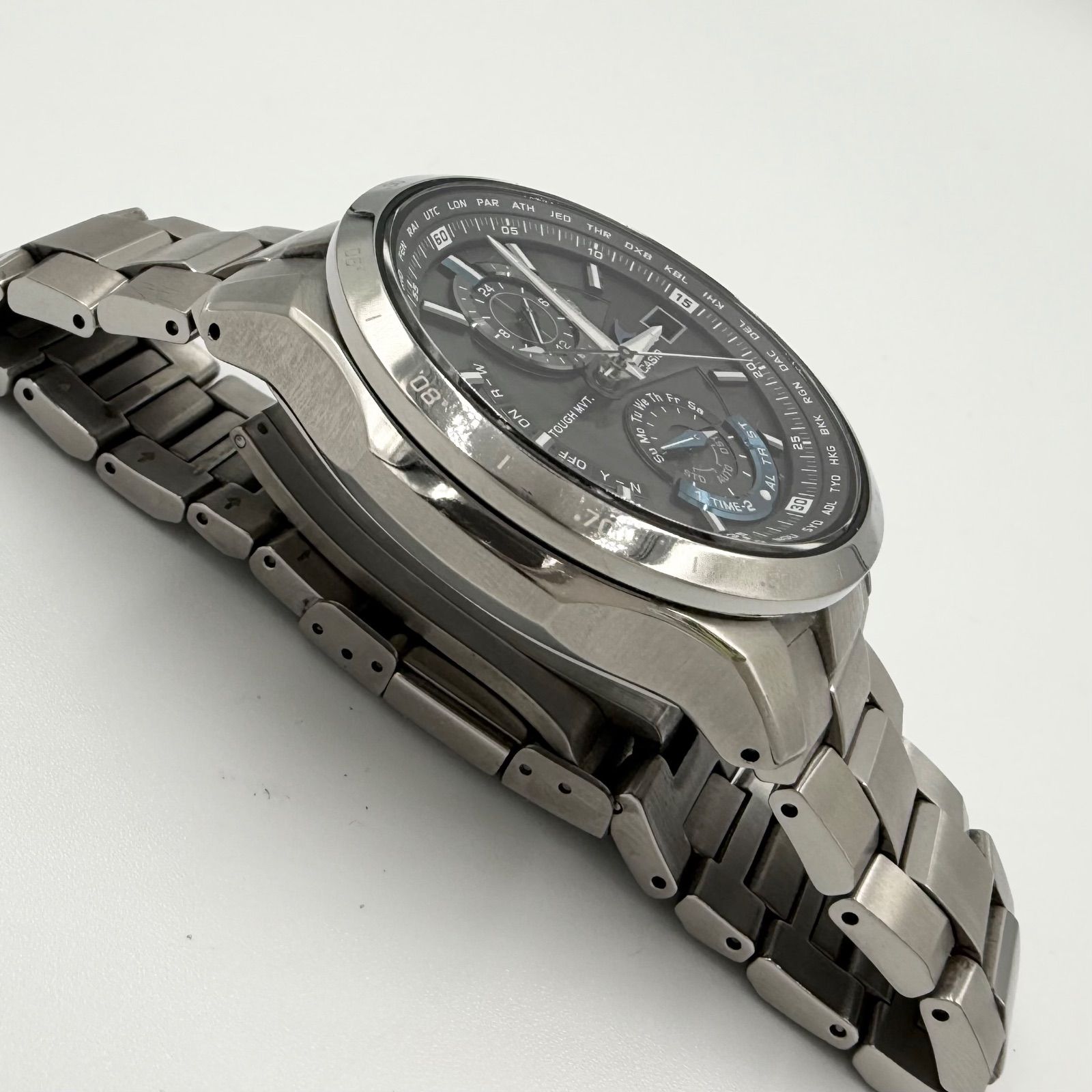 カシオ オシアナス ソーラー電波 OCW-T1010 チタン メンズ 時計 CASIO 