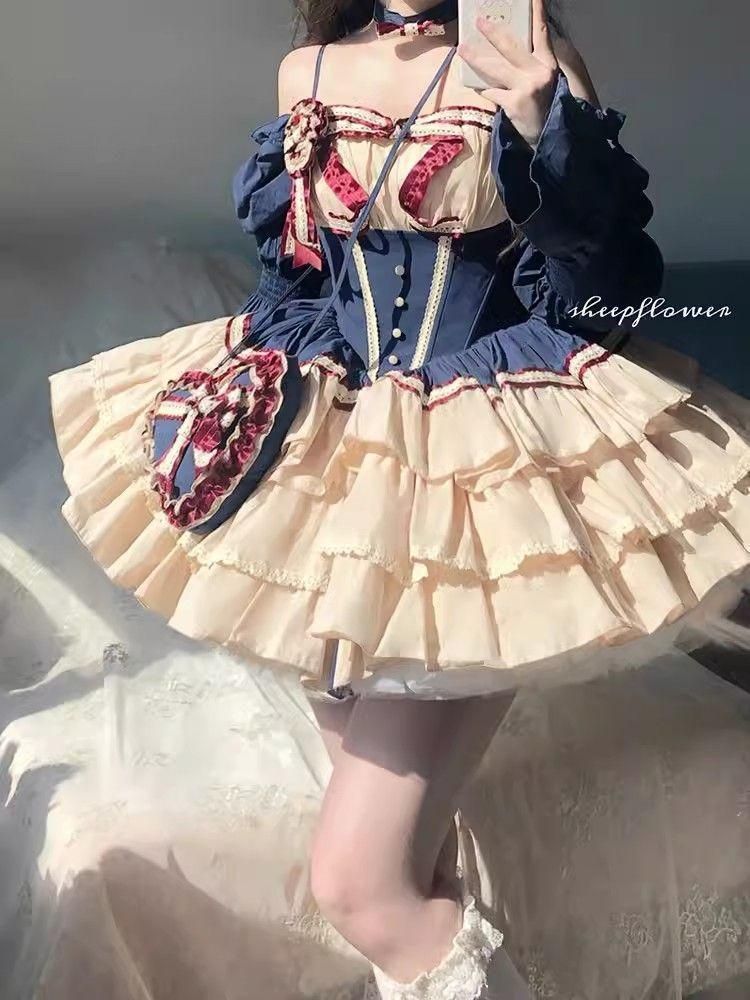 星【新品未使用】2025新作 豪華姫系 lolita 可愛 レトロ風