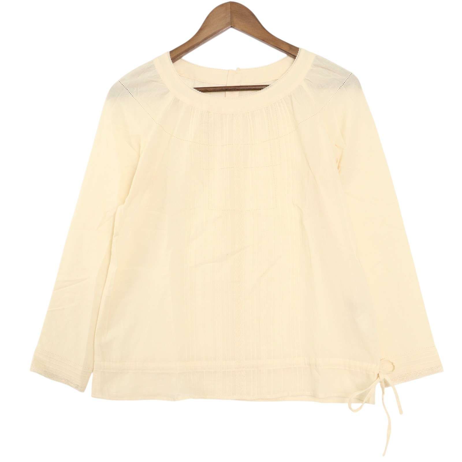 HUMAN WOMAN ヒューマンウーマン 春夏☆ レース ブラウス Sz.M