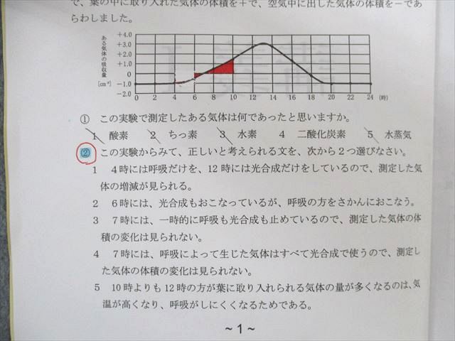 UX02-180 浜学園 小6 L須磨・高槻コース 入試直前/志望校別問題集/解答