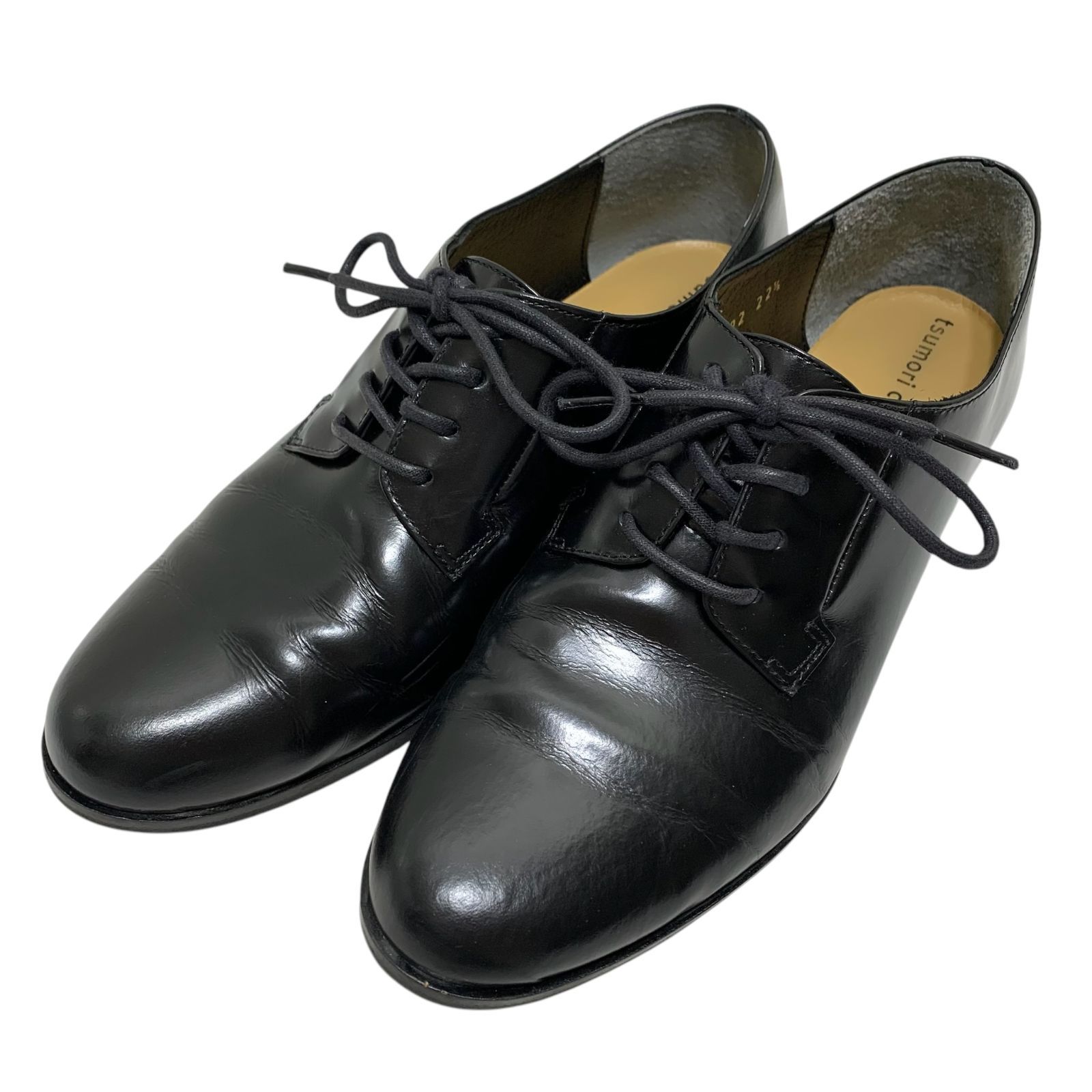 ツモリチサト 本革 レースアップシューズ 極美品✨️tumori chisato