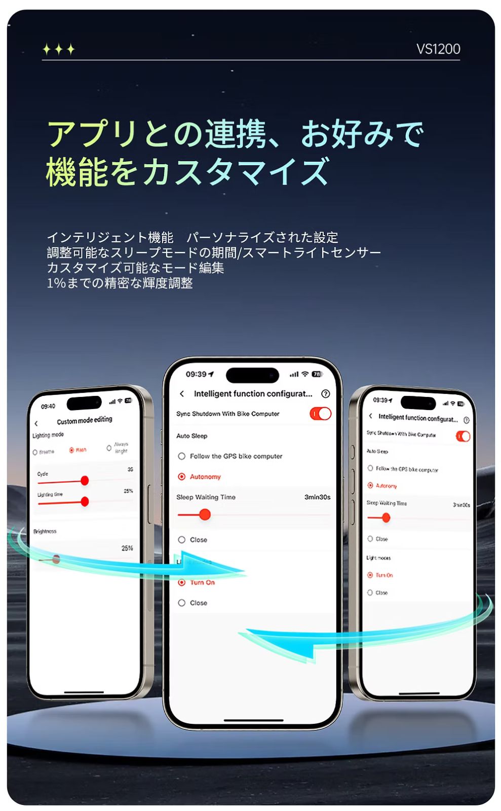 スマートフロントライト VS1200