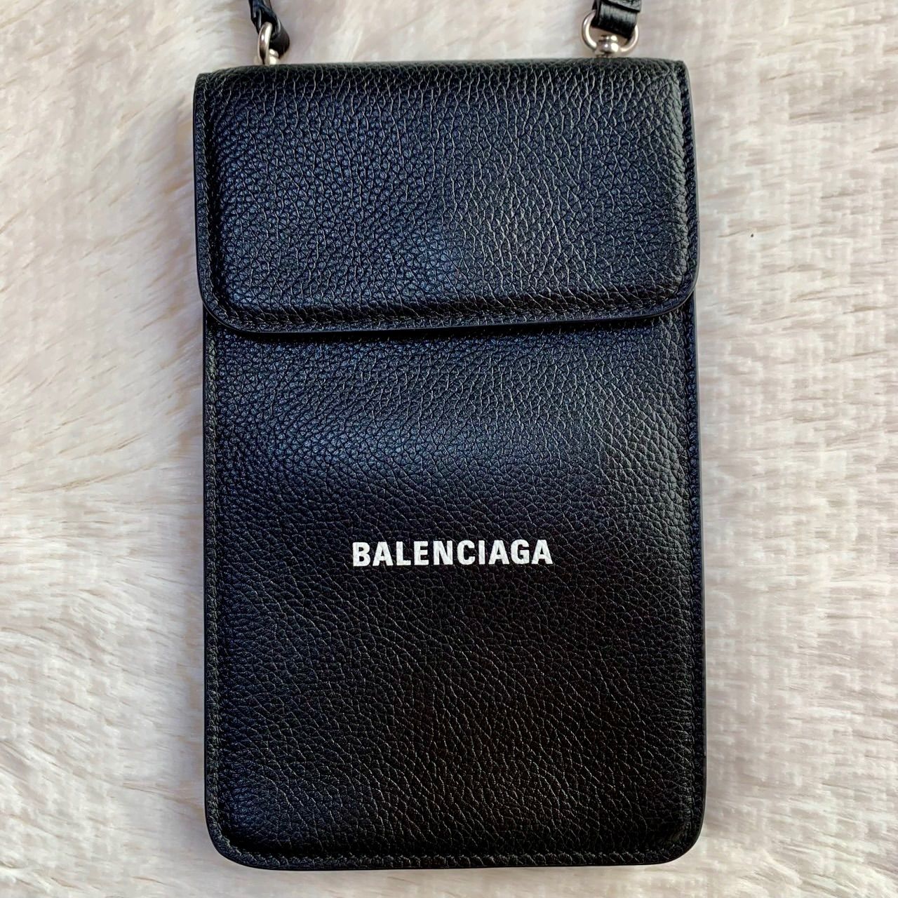 極美品】BALENCIAGA バレンシアガ CASH フォンケース ショルダーバッグ  