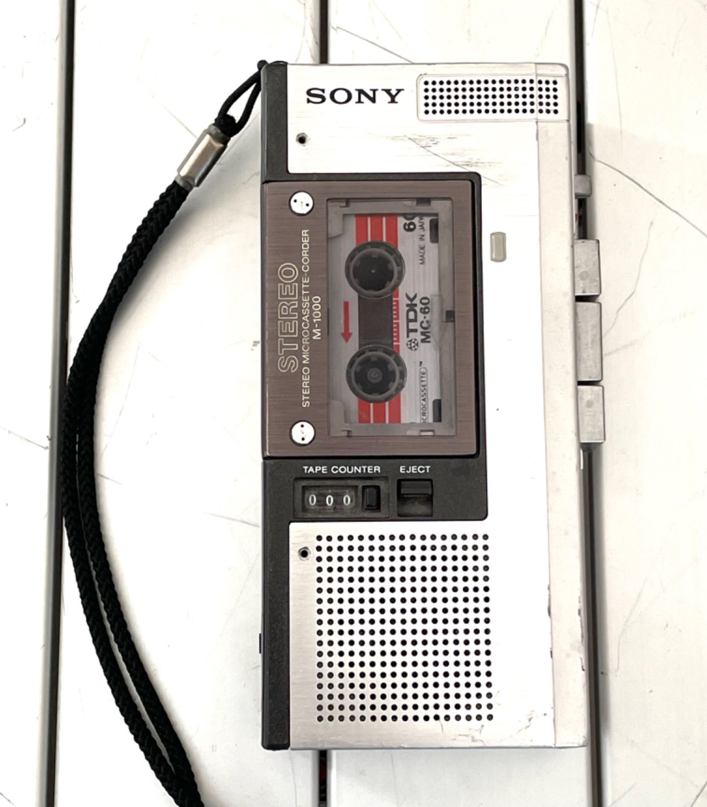 SONY M-1000 マイクロ カセット レコーダー - オーディオ機器