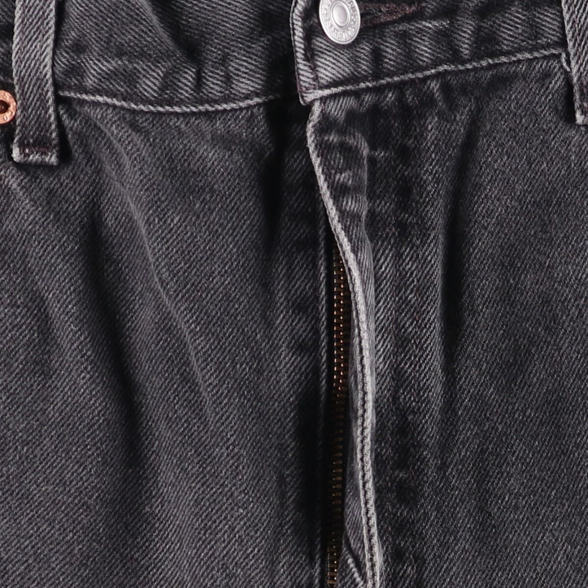 古着 00年代 リーバイス Levi's 505 REGULAR FIT ブラックデニム