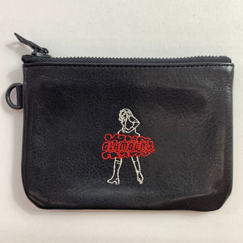HYSTERIC GLAMOUR ブラック レザーコインケース 04w4639▽※【中古】HYSTERIC GLAMOUR ヒステリックグラマー