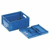 岐阜プラスチック工業 折りたたみコンテナーＦ−Ｂｏｘ F-BOX112G ダークブルー 1個