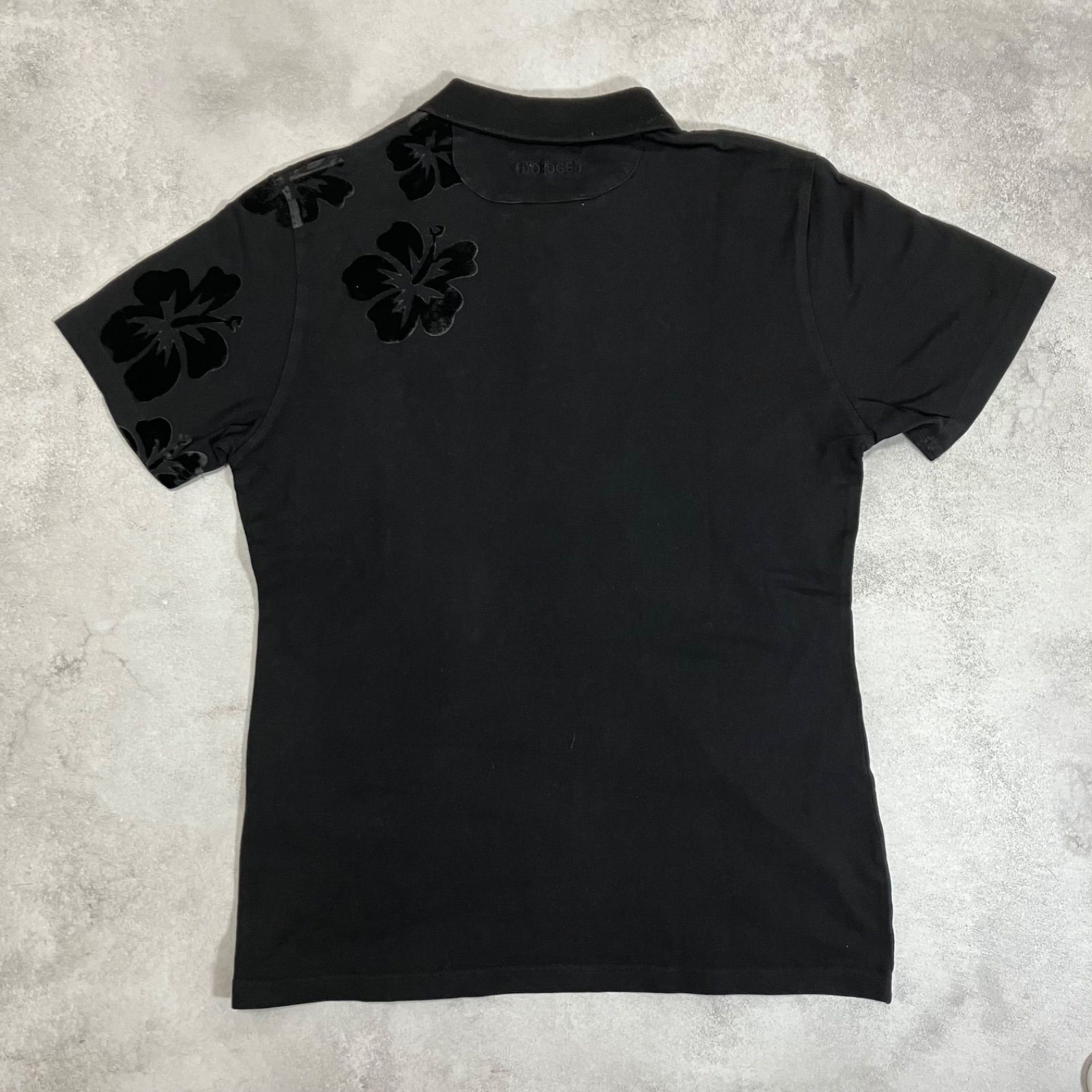 美品　ハイドロゲン　カモフラ　ポロシャツ　XL 10周年　黒　希少モデル 美品 ハイドロゲン カモフラ ポロシャツ L 10周年 黒 希少モデル