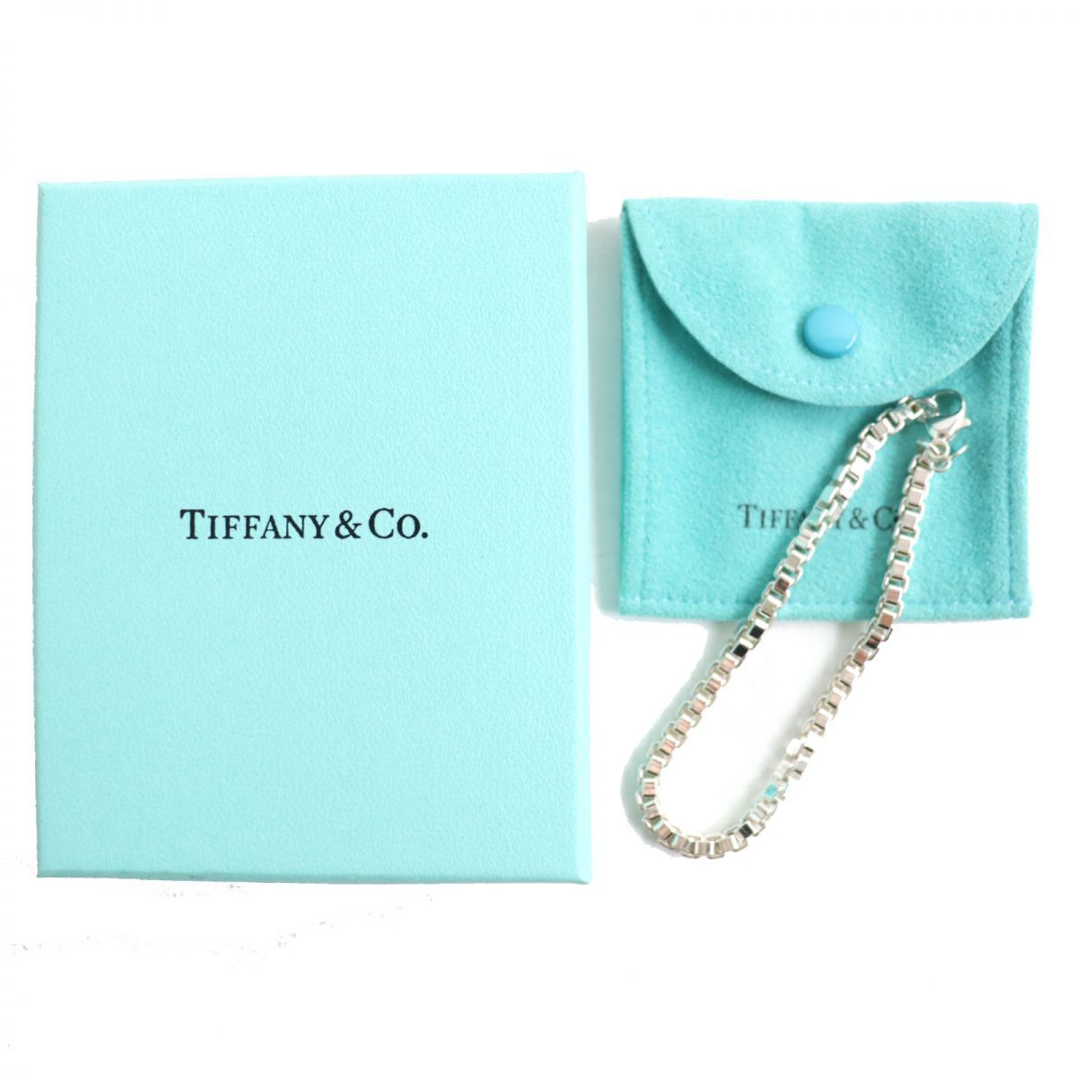 極美品△TIFFANY＆Co. ティファニー ベネチアン チェーン