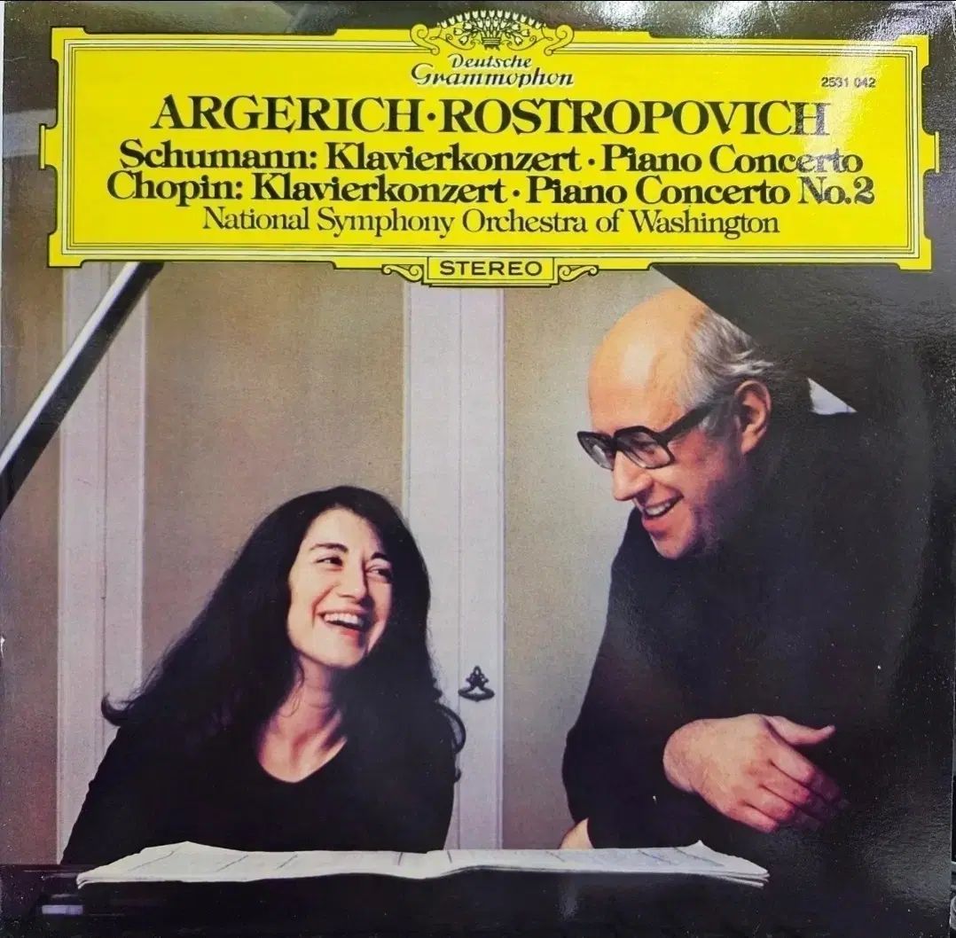 アルゲリッチ ロストロポーヴィチ lp