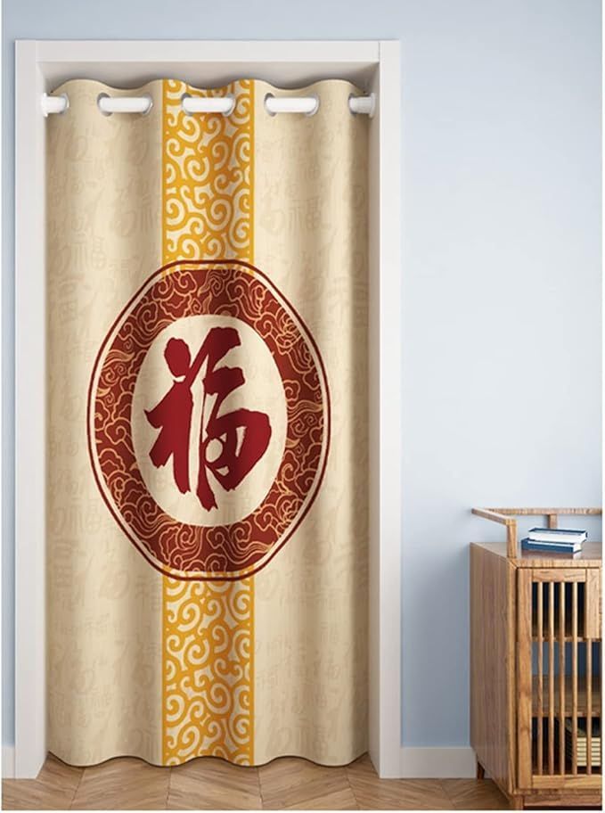 間仕切りカーテン ロング のれん 180cm丈 200cm丈 北欧 厚手 無地