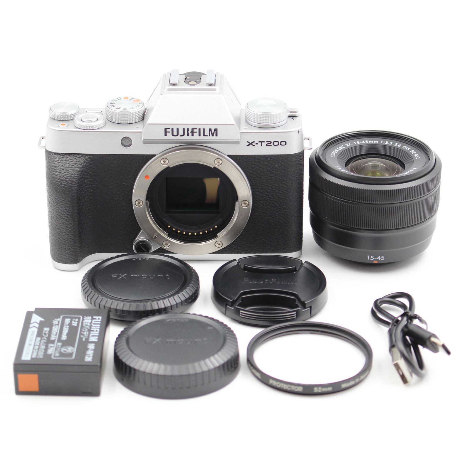 Fujifilm X-T100 15-45mmレンズ付き ミラーレス一眼カメラ
