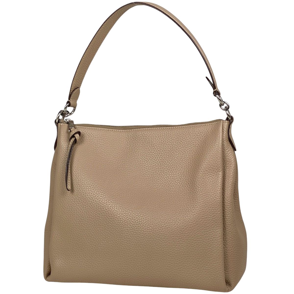 コーチ COACH ロゴ トートバッグ 2WAY ショルダーバッグ ハンドバッグ トートバッグ レザー ベージュ 93811 レディース