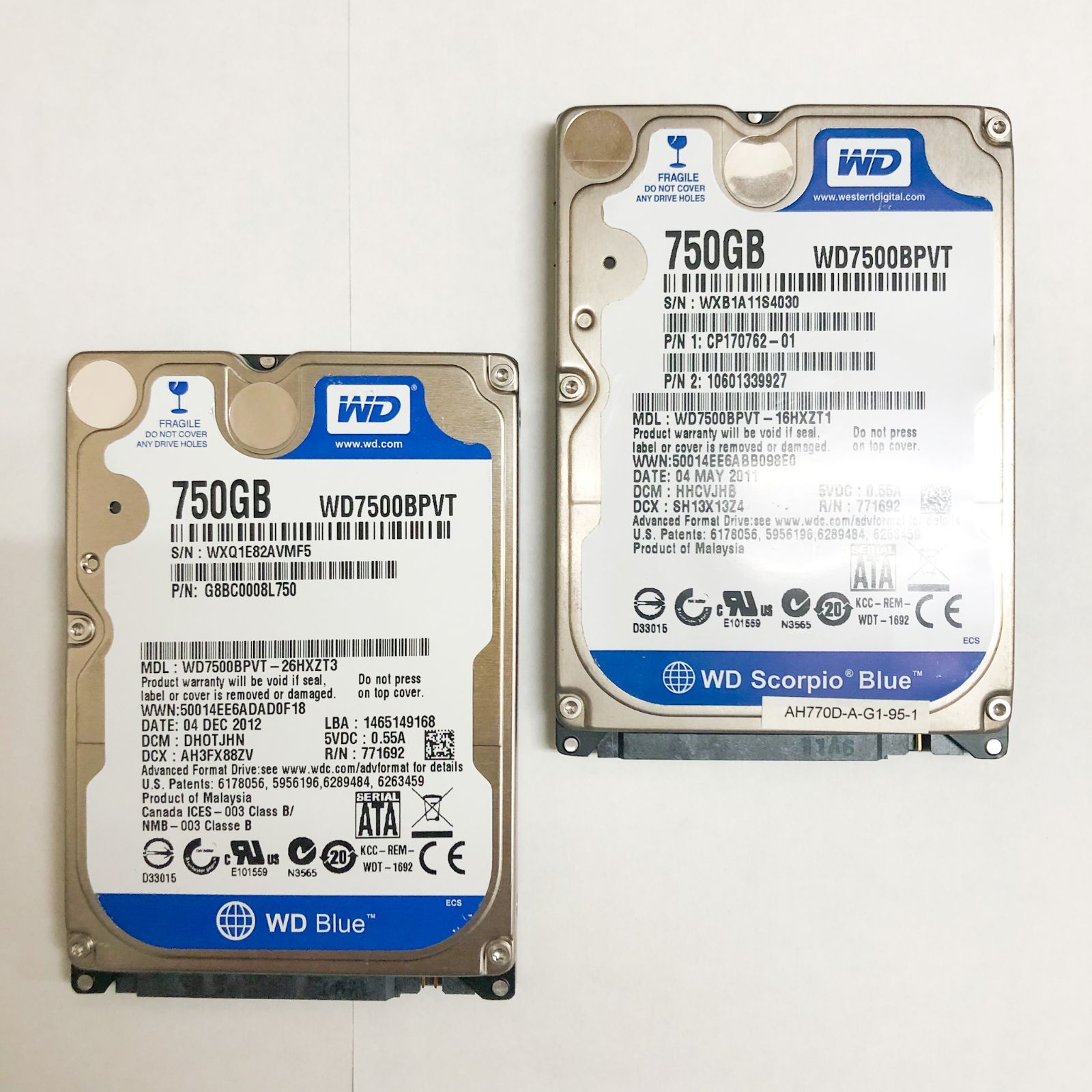 クーポンを購入する HDD 750GB×20個 動作確認済み - PCパーツ