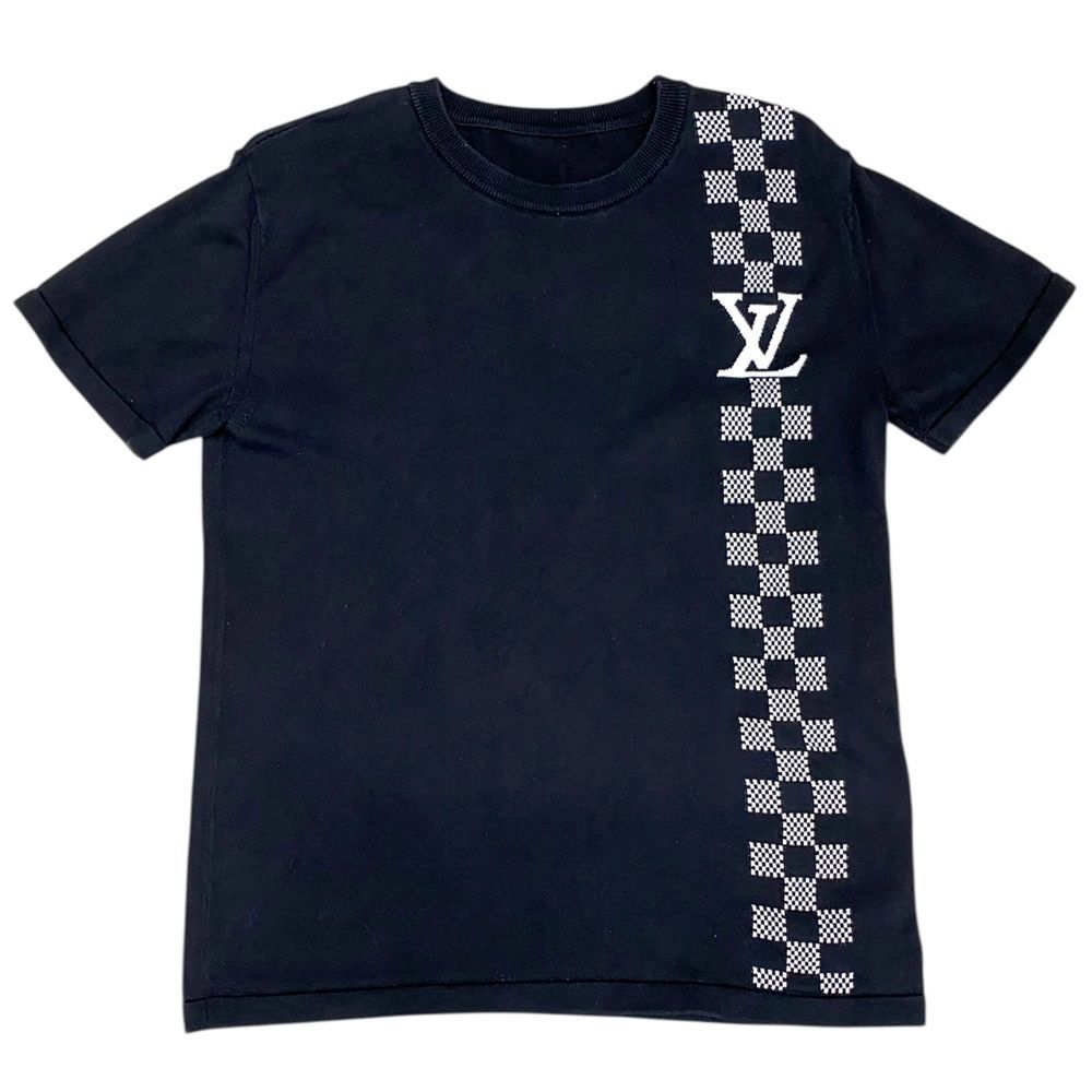 LOUIS VUITTONダミエストライプ ジャガード ニット Tシャツ