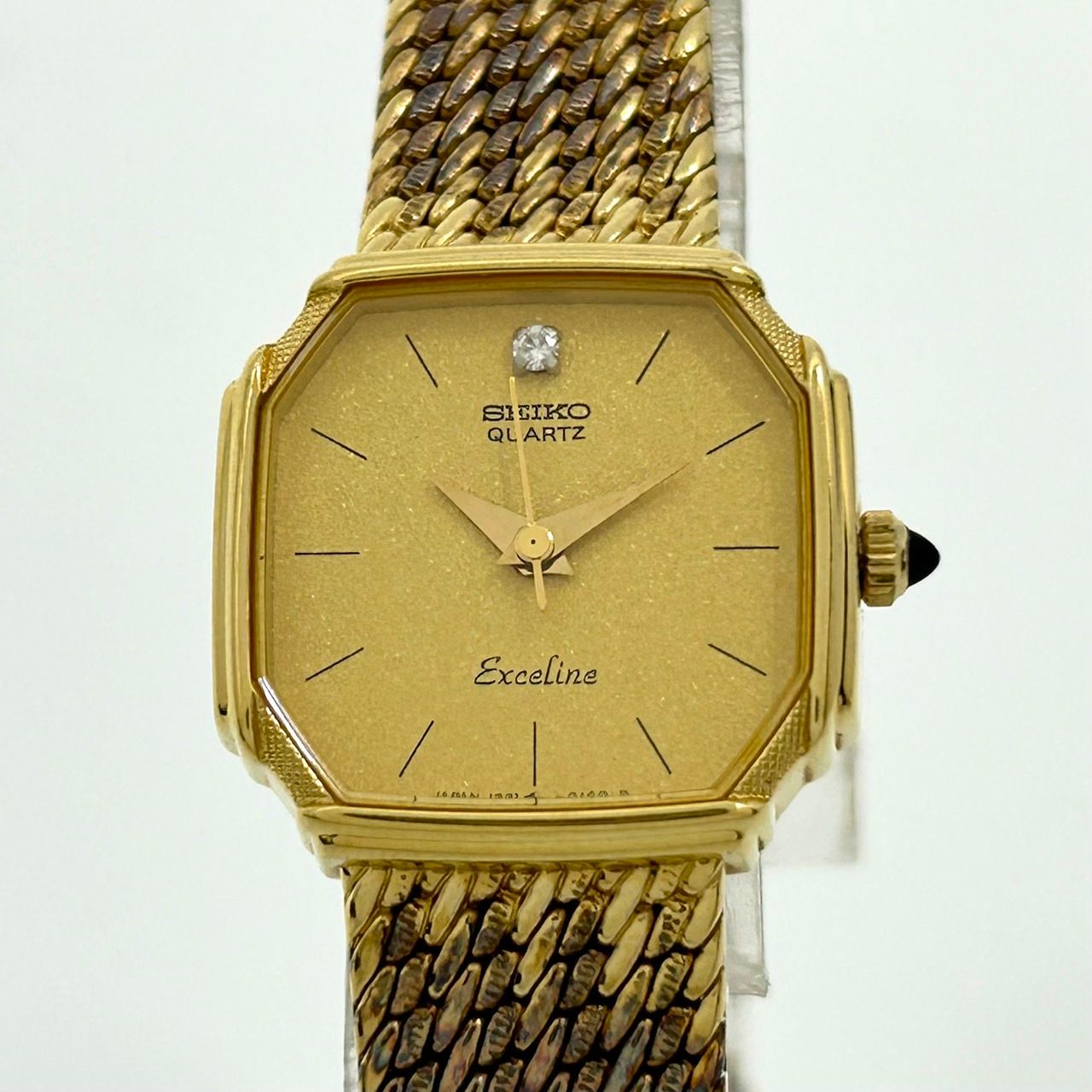 SEIKO セイコー Exceline エクセリーヌ 1221-5670 稼働 電池交換済／美品】セイコー エクセリーヌ 腕時計 レディース 1P