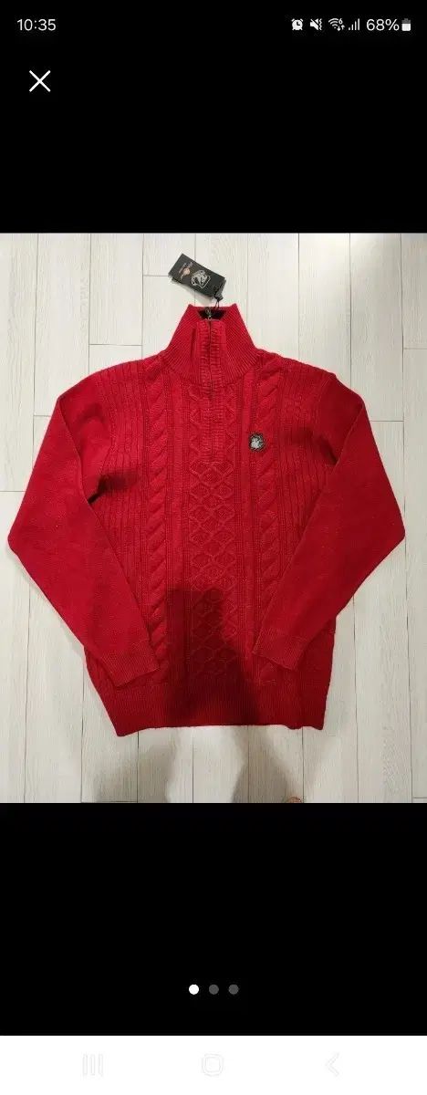 マスタークマ ゴルフ ハーフジップ ニット サイズ 95