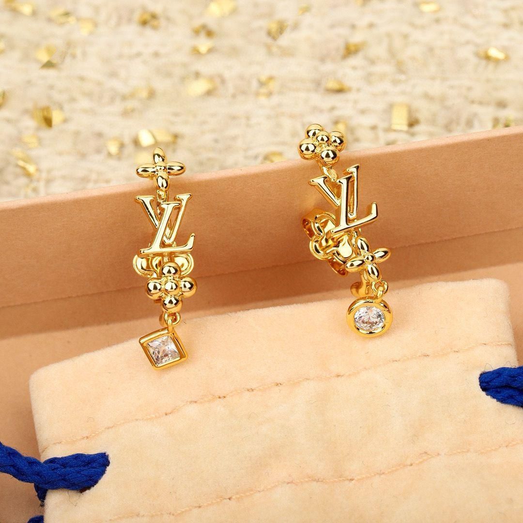 GP ファッション ルイ・ヴィトン ゴールド モノグラム シルバー