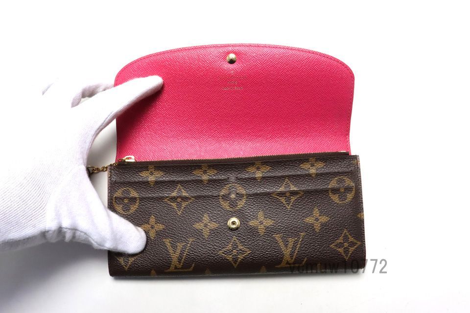 極美品 LOUIS VUITTON ポルトフォイユ エミリー N63544 ルイ・ヴィトン(LOUIS VUITTON)ルイ・ヴィトン ポルトフォイユ