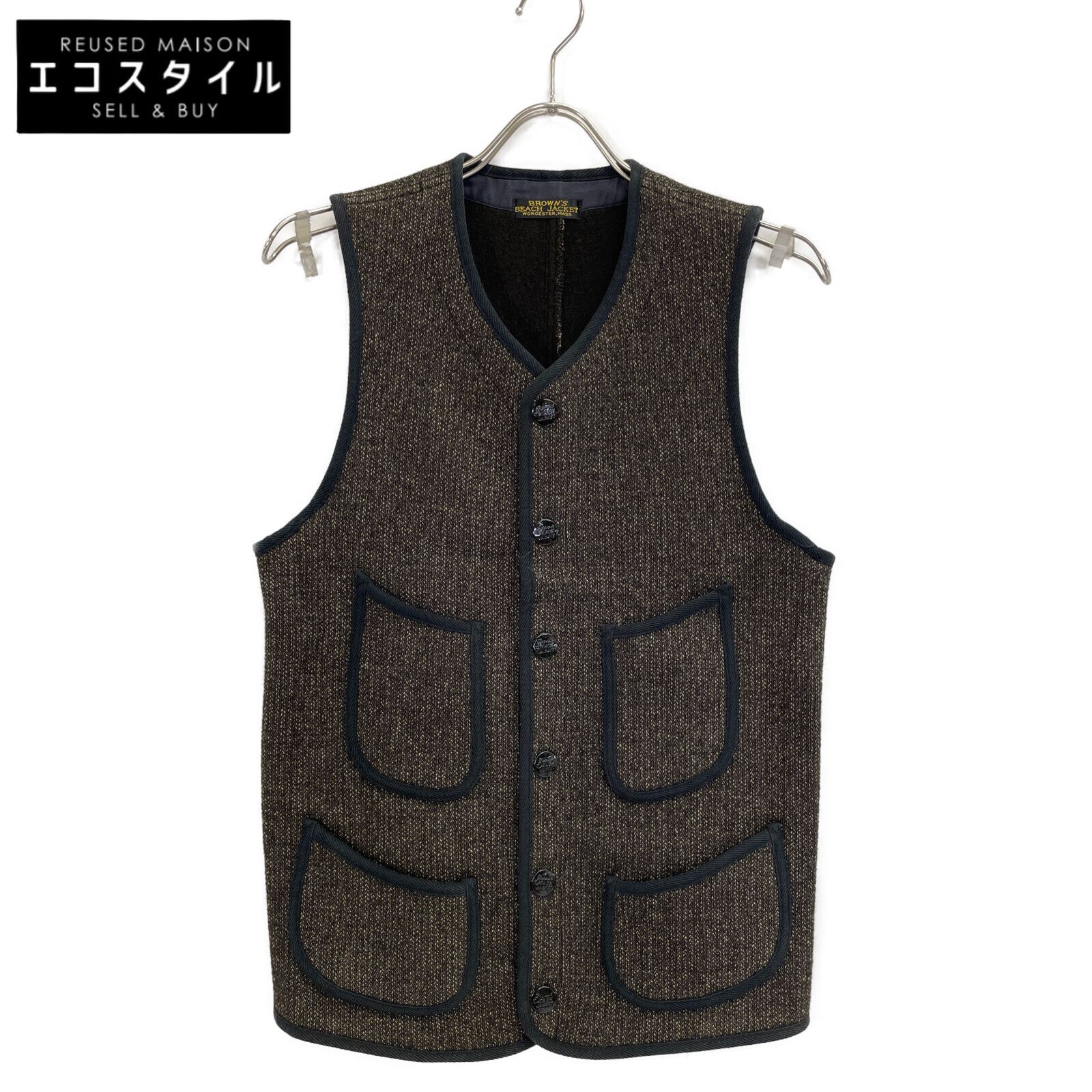 BROWN'SBEACHJACKET ブラウンズビーチジャケット 524 ゴマ塩