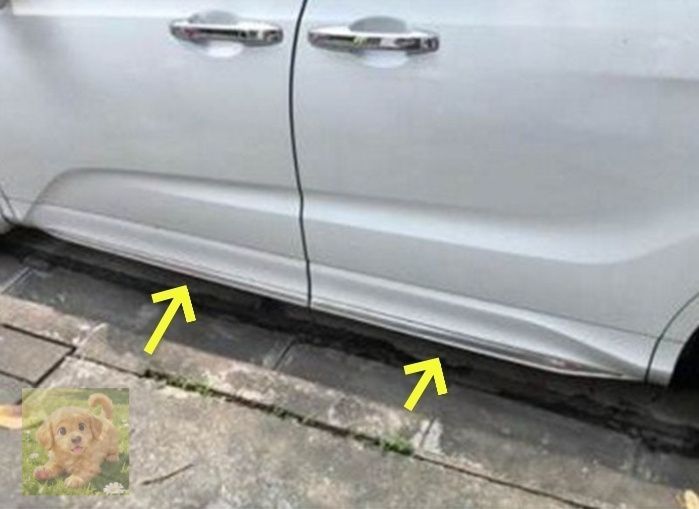 外装 ホンダ オデッセイ サイド ドアモール ドアガーニッシュ キズ防止 2015－2017年