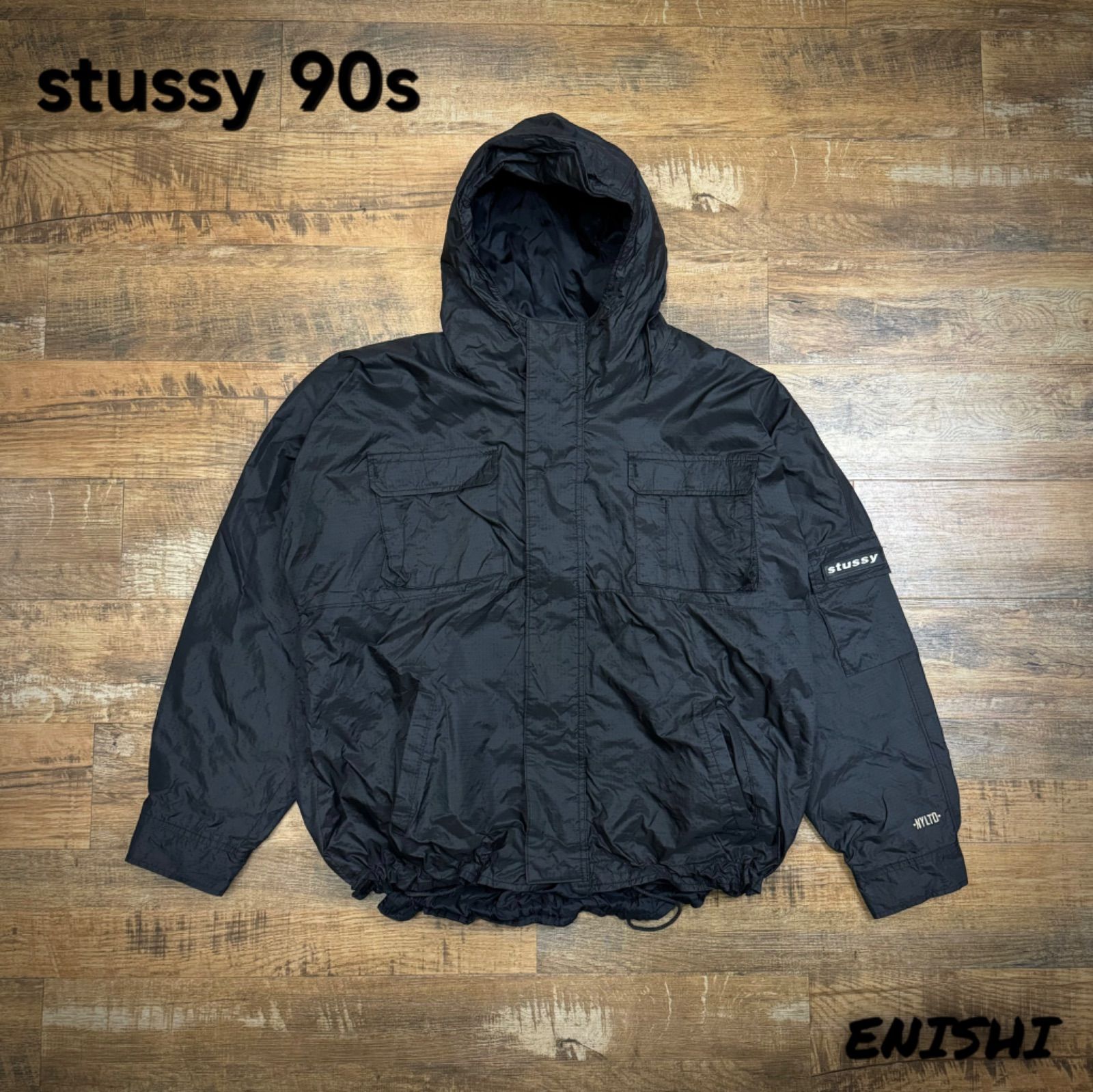 STUSSY ステューシー】90s ヴィンテージ ナイロンジャケット マウンテンパーカー - メルカリ